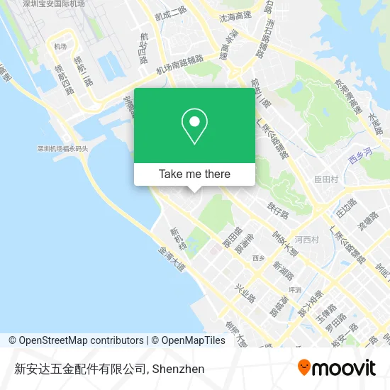 新安达五金配件有限公司 map