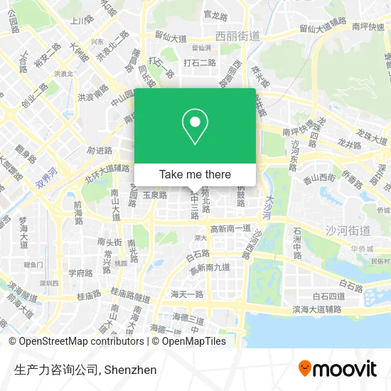生产力咨询公司 map