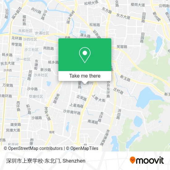 深圳市上寮学校-东北门 map
