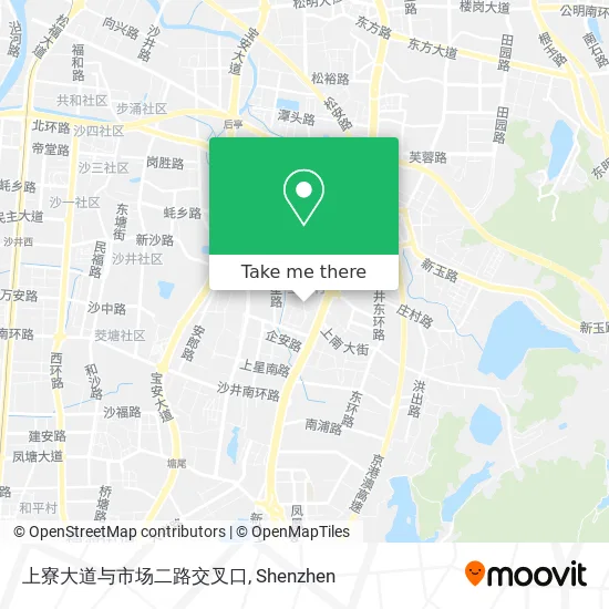 上寮大道与市场二路交叉口 map