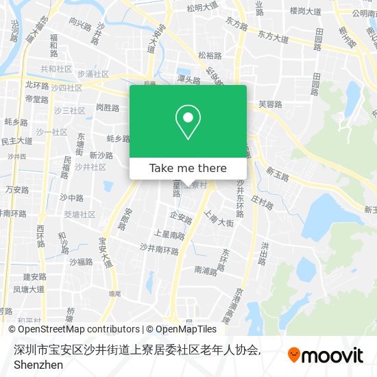 深圳市宝安区沙井街道上寮居委社区老年人协会 map