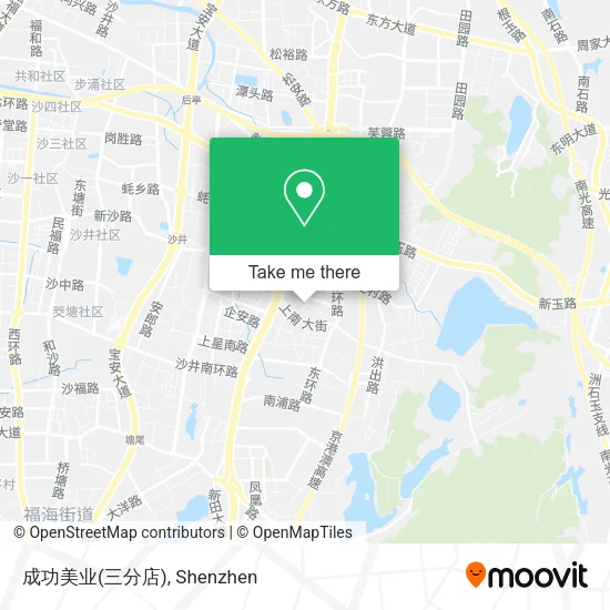 成功美业(三分店) map