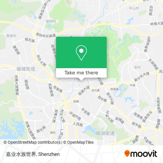 嘉业水族世界 map