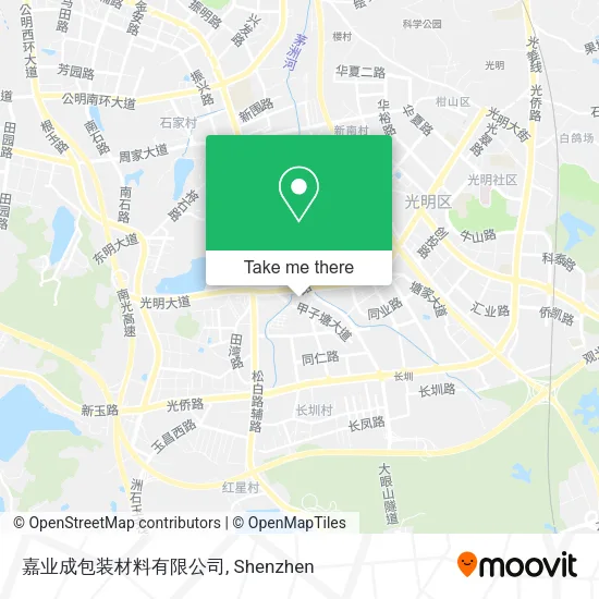 嘉业成包装材料有限公司 map