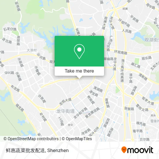 鲜惠蔬菜批发配送 map