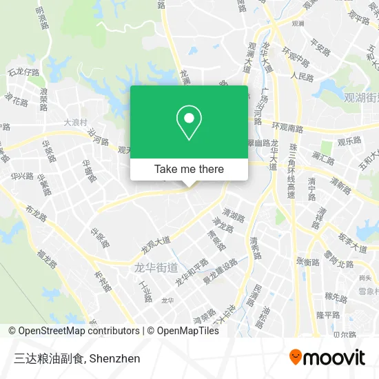 三达粮油副食 map