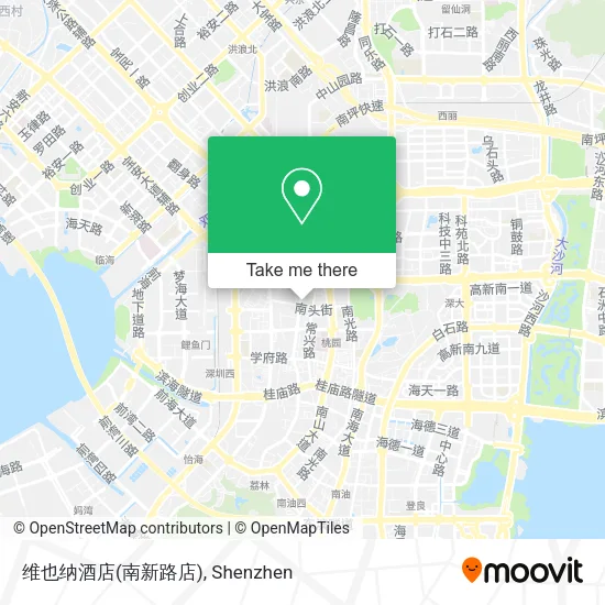 维也纳酒店(南新路店) map