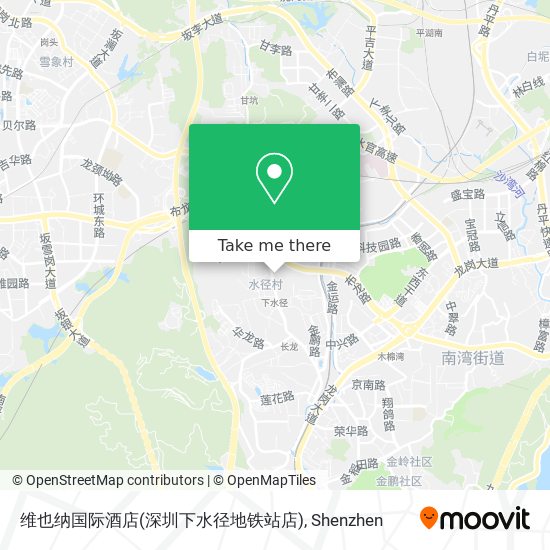 维也纳国际酒店(深圳下水径地铁站店) map