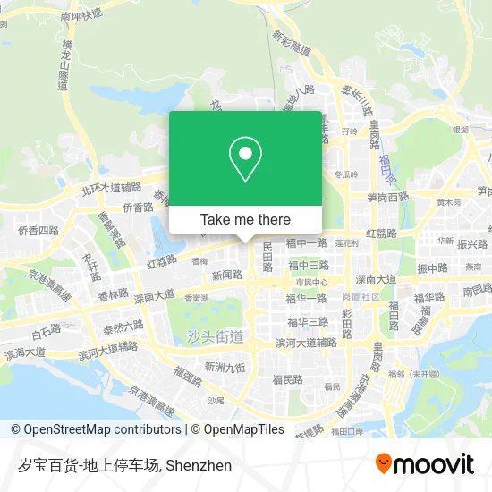 岁宝百货-地上停车场 map