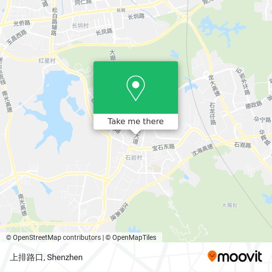 上排路口 map