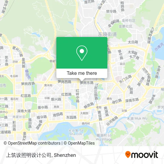 上筑设照明设计公司 map