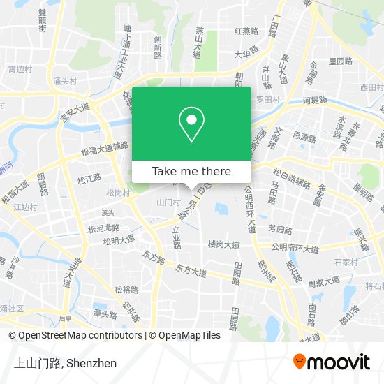 上山门路 map