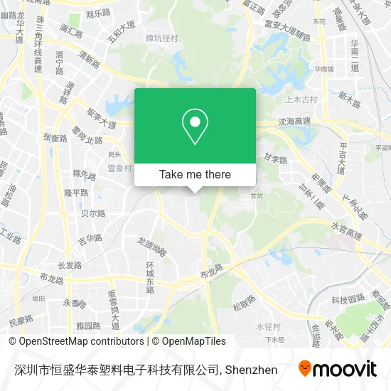 深圳市恒盛华泰塑料电子科技有限公司 map