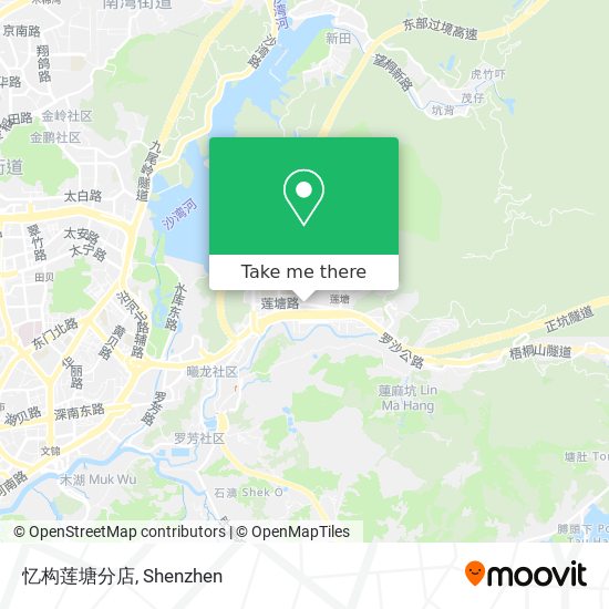 忆构莲塘分店 map