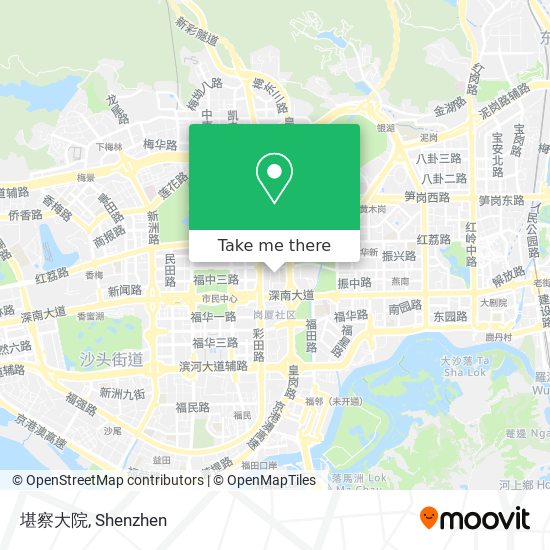 堪察大院 map