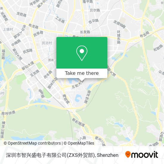 深圳市智兴盛电子有限公司(ZXS外贸部) map