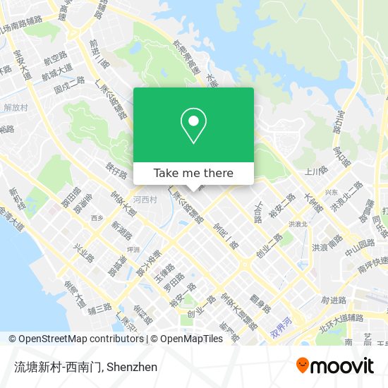 流塘新村-西南门 map