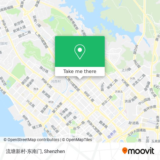 流塘新村-东南门 map