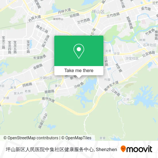坪山新区人民医院中集社区健康服务中心 map