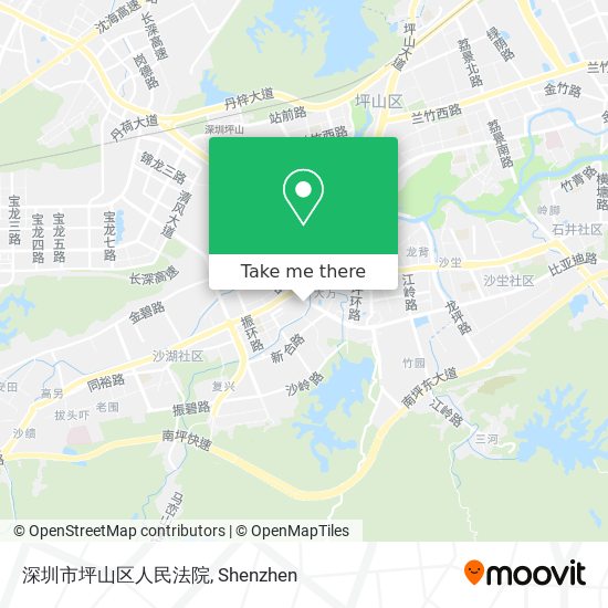 深圳市坪山区人民法院 map