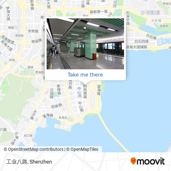 工业八路 map