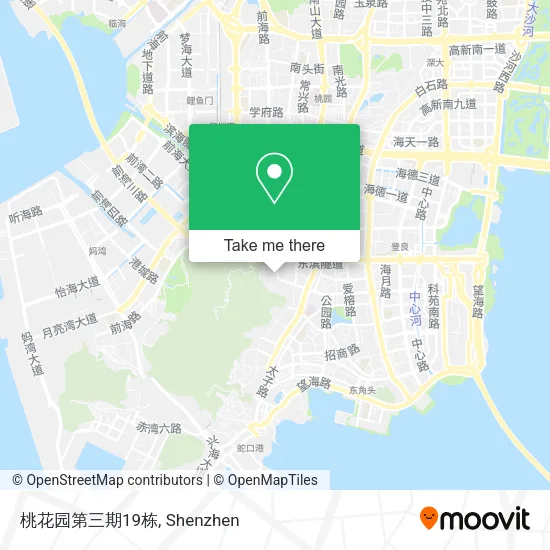 桃花园第三期19栋 map