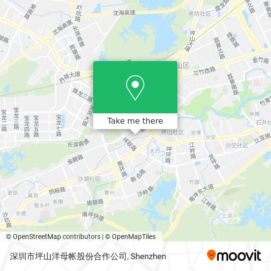 深圳市坪山洋母帐股份合作公司 map