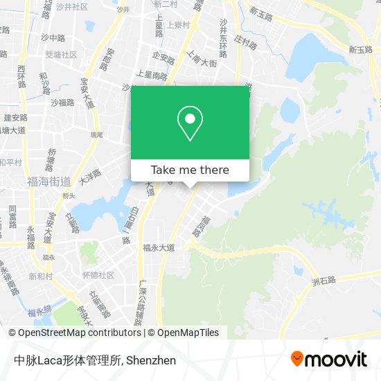 中脉Laca形体管理所 map