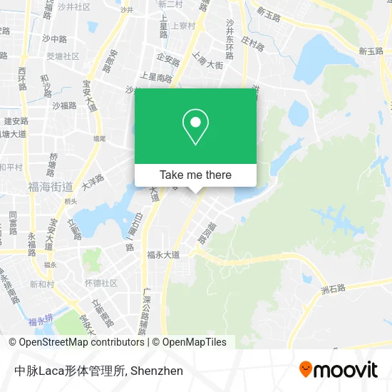 中脉Laca形体管理所 map