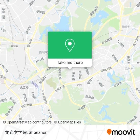 龙岗文学院 map