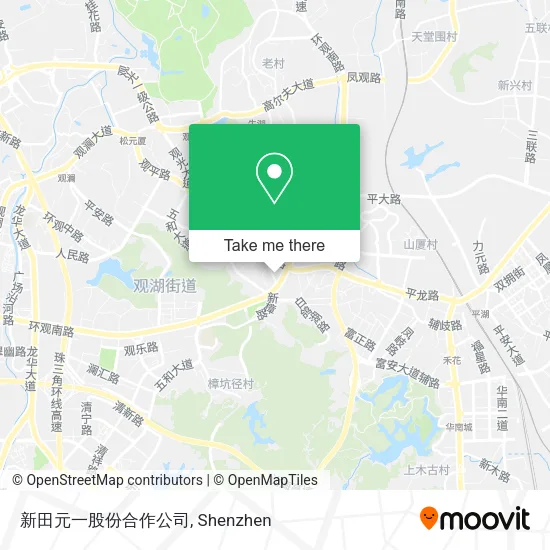 新田元一股份合作公司 map