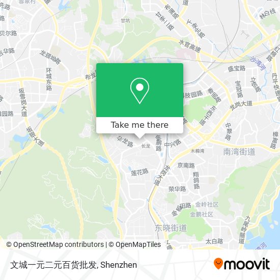 文城一元二元百货批发 map