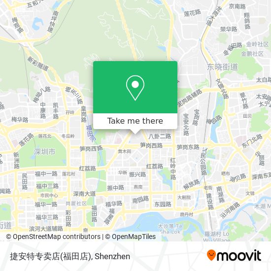 捷安特专卖店(福田店) map
