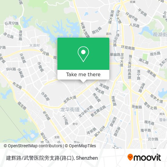 建辉路/武警医院旁支路(路口) map
