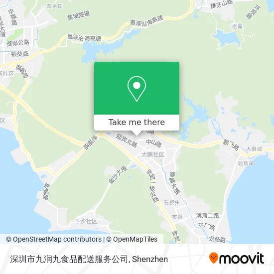 深圳市九润九食品配送服务公司 map