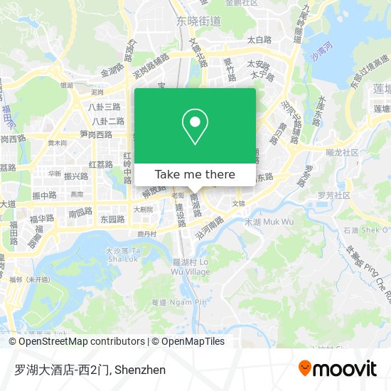 罗湖大酒店-西2门 map