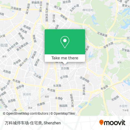 万科城停车场-住宅类 map
