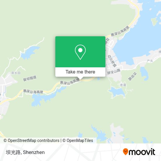 坝光路 map