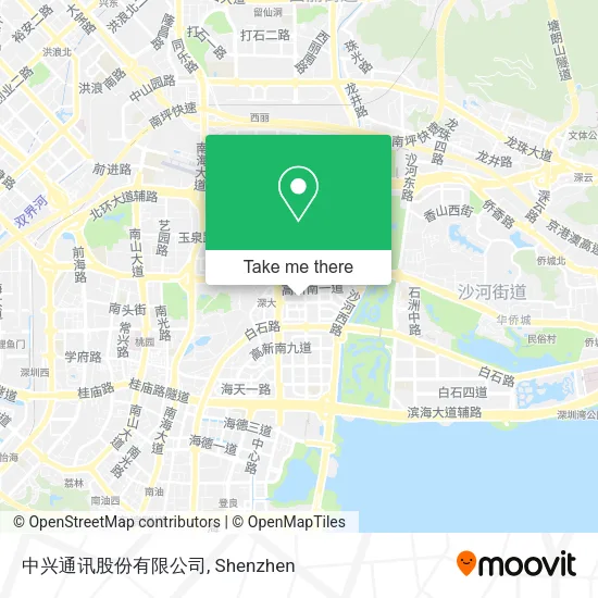 中兴通讯股份有限公司 map