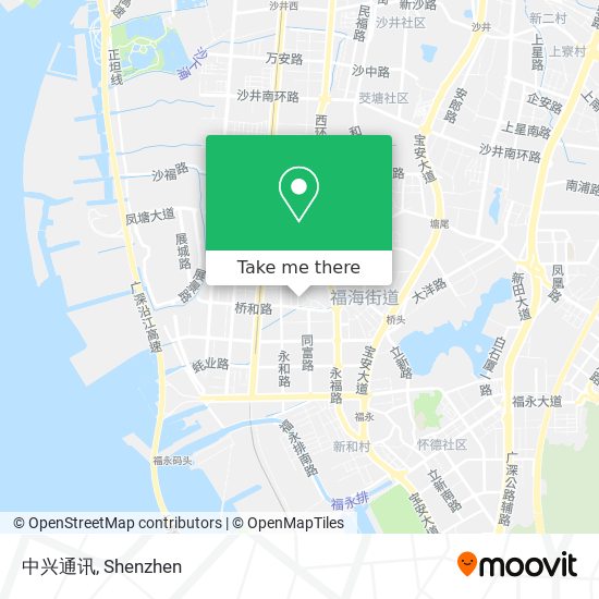 中兴通讯 map