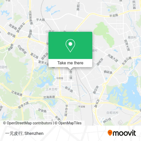 一元皮行 map