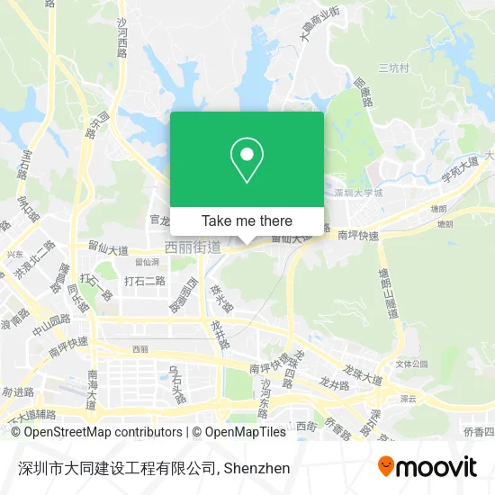 深圳市大同建设工程有限公司 map
