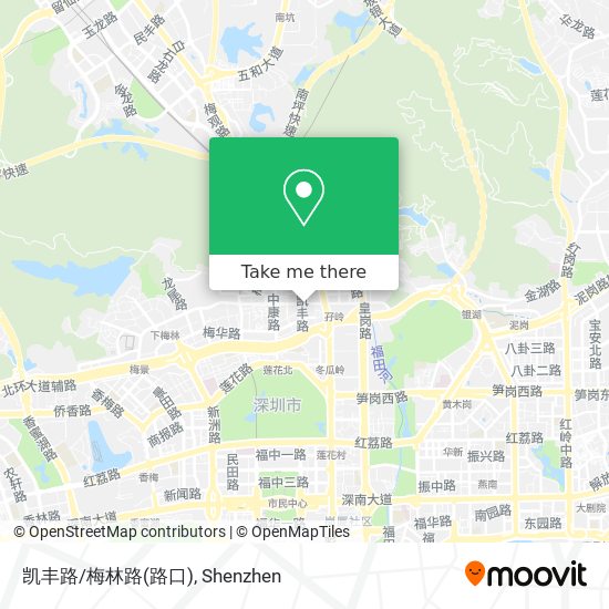 凯丰路/梅林路(路口) map