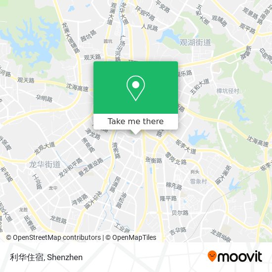 利华住宿 map