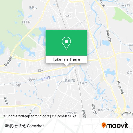 塘厦社保局 map
