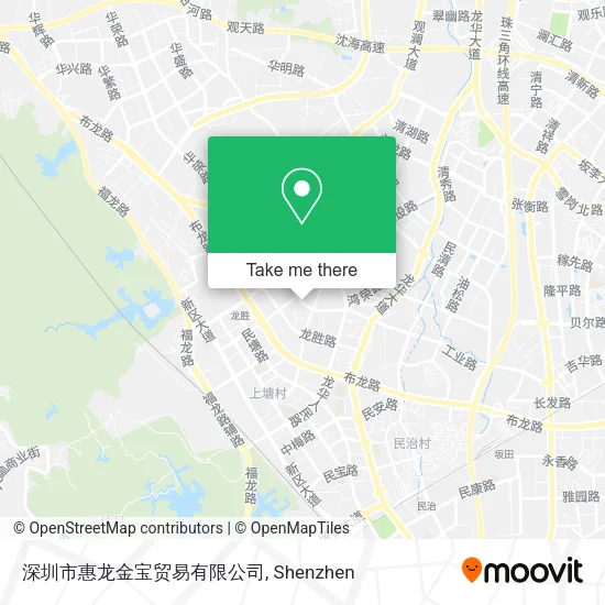 深圳市惠龙金宝贸易有限公司 map