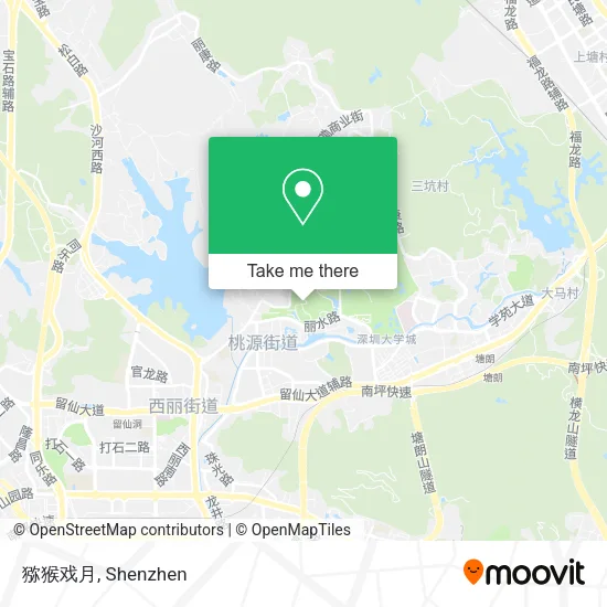 猕猴戏月 map