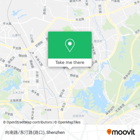 向南路/东汀路(路口) map