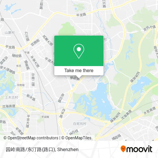 园岭南路/东汀路(路口) map