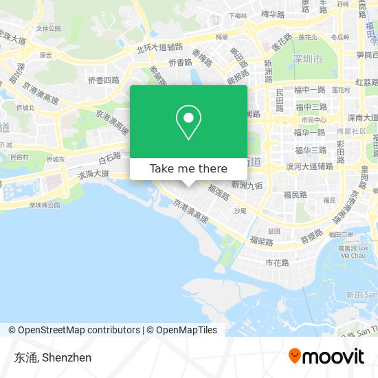 东涌 map